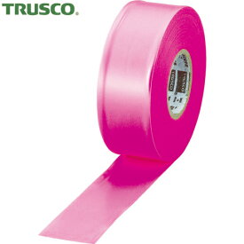 TRUSCO(トラスコ) 目印テープ 30mmX50m ピンク (1巻) 品番：TMT-30P