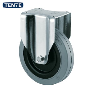 テンテキャスター 重荷重用高性能旋回キャスター DELTA (牽引・時速15キロ以下まで対応・メンテナンスフリー) φ200 固定式 (1個) 品番:3648SFP200P63