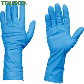 TRUSCO(トラスコ) 使い捨てニトリル手袋TGプロテクト 0.19 粉無青M 50枚(1箱) 品番:TGNN19BM