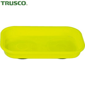 TRUSCO(トラスコ) 角型樹脂マグネットトレー 黄 (1個) 品番：TAMT-1424-Y