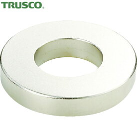 TRUSCO(トラスコ) ネオジム磁石 外径10mmX穴径6mmX厚1mm 1個入 (1個) 品番：TN10-6T1RA-1P