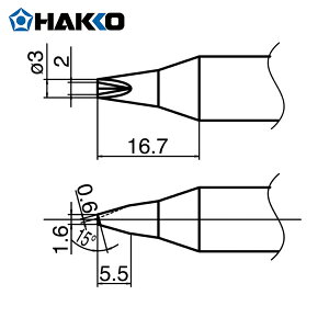 HAKKO  nbR[ Xe[V^͂񂾂ėpĐ at Đa3.0mm (1{) iԁFT33-1610