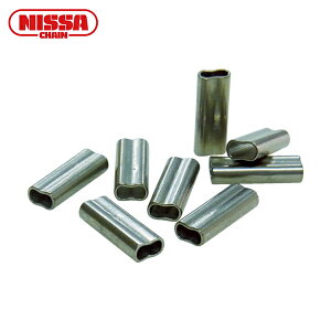ニッサチェイン ステンレス オーバルスリーブ(30個入)2.0用 (1袋) 品番:TYP-20A