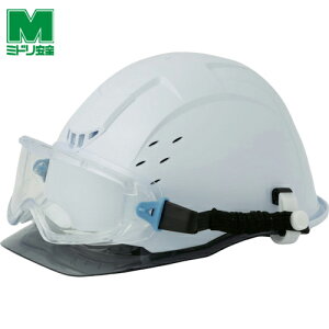 ミドリ安全 ゴーグル型 保護メガネ ヘルメット取付式 VG-501F SPG (1個) 品番:VG-501F-SPG
