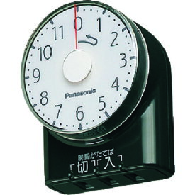 Panasonic ダイヤルタイマー 11時間形 コンセント直結式 ブラック (1個) 品番：WH3101BP