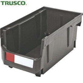 TRUSCO(トラスコ) スタッキングコンテナ 9.6L グレー (1個) 品番：TSC240GY