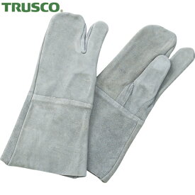 トラスコ 溶接用牛床厚手手袋3本指 (1双) 品番:TYK-T3