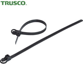 TRUSCO(トラスコ) 簡単解除 リリースタイ 幅7.5mmX300mm 黒色 (1袋) 品番：TRHB-300BK