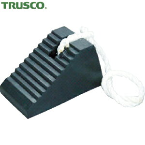 トラスコ TRUSCO 車輪止め タイヤ止め タイヤストッパー 黒 (1個) 品番:TTS-BK