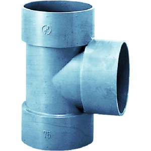 クボタケミックス VU継手 チーズ VU-DT75 (1個) 品番:VUDT75