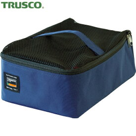 TRUSCO(トラスコ) トラベル収納ケース シャツ4枚用 ネイビー (1個) 品番：TSC-1-NV