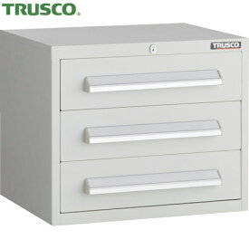 TRUSCO(トラスコ) WLVR型キャビネット 500X412XH420 引出3段 ホワイト色 (1台) 品番：WLVR-424-W