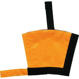 ミズケイ フルハーネスランヤード反射カバー「目立ち帯」(オレンジ) (1枚) 品番：4100122