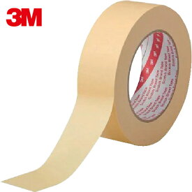 3M(スリーエム) 耐熱性クレープマスキングテープ 214ー3MNE 38mmX50m (1巻) 品番：214-3MNE 38X50