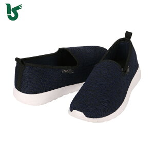 カジメイク 作業靴 通気性抜群 かかと踏みOK 軽作業 普段履向け 6408 GILIOワークシューズ ネイビー 25.5cm (1足) 品番:6408-55-25.5