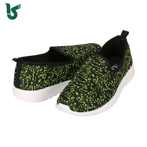 カジメイク 作業靴 通気性抜群 かかと踏みOK 軽作業 普段履向け 6408 GILIOワークシューズ イエロー 25.0cm (1足) 品番:6408-11-25