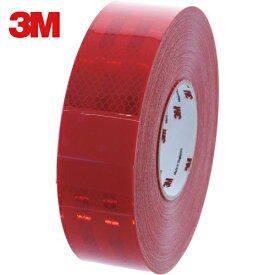 3M(スリーエム) DGコンスピキュイティ反射シート 53.5mmX50m 赤 (1巻) 品番：983-72 53.5