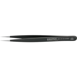 KNIPEX クニペックス 静電気対策ピンセット 汎用ピンセット 120mm (1本) 品番:9221-01ESD