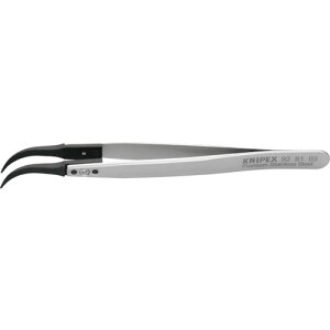 KNIPEX クニペックス 静電気対策ピンセット ESDチップ交換式ピンセット 130mm (1本) 品番:9281-03