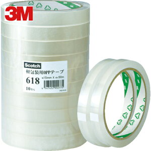 3M X[G XRb` ypOPPe[v 618 12mm×50m (10) iԁF618 12X50