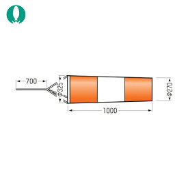 つくし ファインメッシュ吹き流し 小 (1枚) 品番：640-S