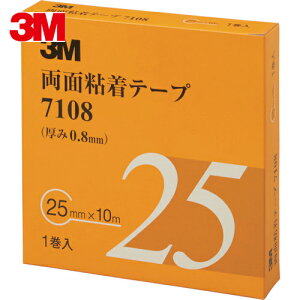 3M X[G ԊOiŒ ʔSe[v 7108 25mm×10m 0.8mm DF 1 (1) iԁF7108 25 AAD