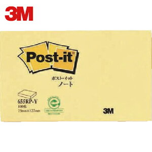 3M X[G ӂ |XgECbg m[g 75×127mm 100 CG[ (1Pk) iԁF655RP-Y