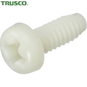 トラスコ TRUSCO ガラス繊維強化ポリアミドMXD6 RENY白 十字穴付ナベ小ネジ M5X12 50本 (1袋) 品番:BRENY-PHM5X12