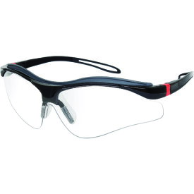OTOS 一眼型保護メガネ(スポーツタイプ)クリアレンズ フレーム黒色 (1個) 品番：B-811ASF