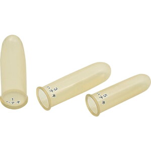 ハナキゴム 工業用指サック太短 (1箱) 品番:1012