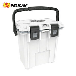ペリカン PELICAN クーラーボックス 20L 20QT エリートクーラー ホワイトXグレー (1台) 品番:20Q-1-WHTGRY