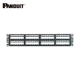 パンドウイット モジュラーパッチパネル枠 6ポートフェースプレートタイプ 48ポート 2U CPPL48M6BLY (1個) 品番：CPPL48M6BLY