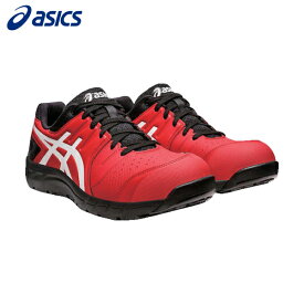 アシックス ウィンジョブ CP113 クラシックレッド×ホワイト 先芯樹脂製（1足） 各サイズ |asics アシックス安全靴|プロテクティブスニーカー|安全靴 スニーカー