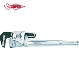 スーパーツール(SUPERTOOL) アルミパイプレンチ(トライモタイプ) 全長250MM (1丁) 品番：DTA250E