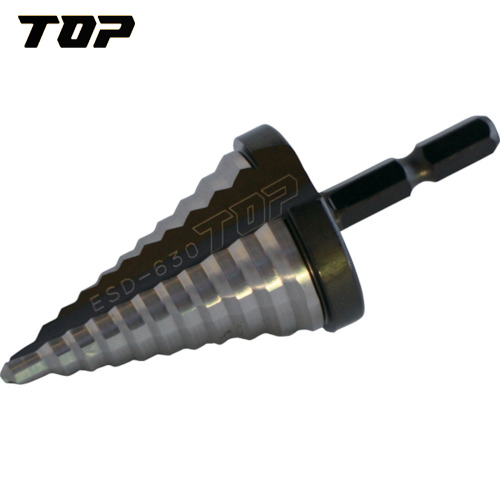 TOP(トップ工業) 電動ドリル用ステップドリル 11段 6～30mm (1本) 品番：ESD-630のサムネイル