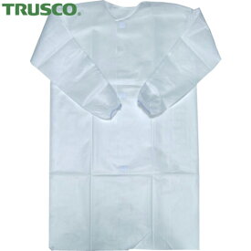 TRUSCO(トラスコ) 不織布使い捨て白衣 フリーサイズ 10着入り (1袋) 品番：DLC-F