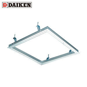 ダイケン DAIKEN 天井点検口シーリングハッチ 額縁タイプ シルバー 454×454 (1台) 品番:CDL45J