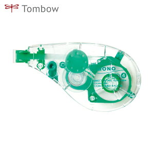 Tombow トンボ鉛筆 修正テープ モノエルゴN4 グリーン (1個) 品番:CT-YUXN4