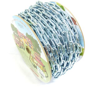 ニッサチェイン ユニクロ鉄ヘビーリンク 30m巻 (1巻) 品番:R-IW40-UC