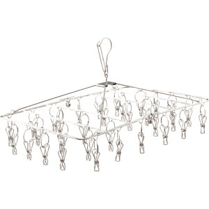 アイリスオーヤマ IRIS 535816 ステンレスピンチハンガー (1個) 品番:PIH-32SH