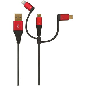 air-J GA[WFC v~A3in1 USB[dP[u 1M RD (1) iԁFUKJ-PLMC100 RD