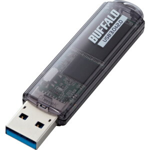 obt@[ BUFFALO USB3.0Ή USB[ X^_[hf 32GB ubN (1) iԁFRUF3-C32GA-BK
