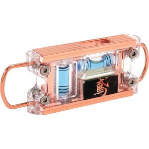 SK 新潟精機 水平器 水準器 水平器 鳶レベル2 ピンクゴールド (1個) 品番:ED-TB2PGBL