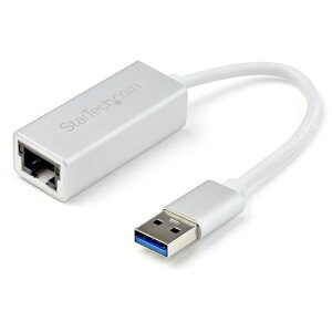 StarTech X^[ebN LANA_v^[/USB 3.0/1x RJ45/10/100/1000 Mbps/Vo[ (1) iԁFUSB31000SA