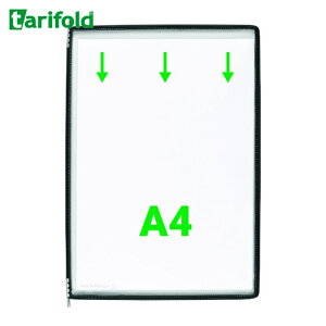 tarifold �^���t�H�[���h �f���t�@�C���X�^���h�p�|�P�b�g A4X10���� �u���b�N (1S) 114007