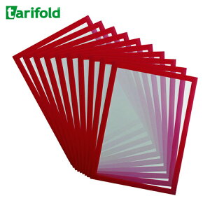 tarifold �^���t�H�[���h PVC�}�O�l�b�g�t���[��A4�p 10���� ���b�h (1S) 195233