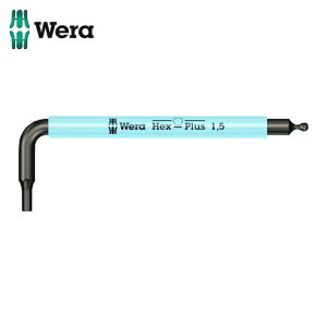 Wera ���F�� 22678 950 SPKS Hex-Plus�w�b�N�X�v���X�X�e�����X�Z�p�����` 1.5 (1�{)