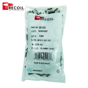 ���R�C�� RECOIL 5083 �C���T�[�g�˂� ���R�C�� SUS304 �K�p�{���g�˂�:M8-1.25×1.5D(100��) (1��)