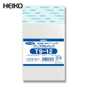 HEIKO OPP�� �N���X�^���p�b�N �e�[�v�t T 9-12 100���� (1��) 6753504