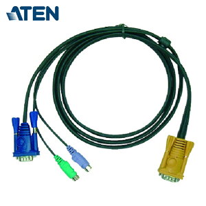 ATEN 2L-5202P PS/2 KVM�P�[�u�� SPHD�^�C�v 1.8m (1�{)